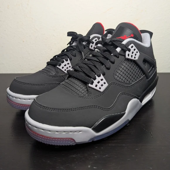Nike Jordan 4 Golf Bred Sneakers Shoes CU9981-002 Mens Sizes Black New s-l400.jpg main image 4